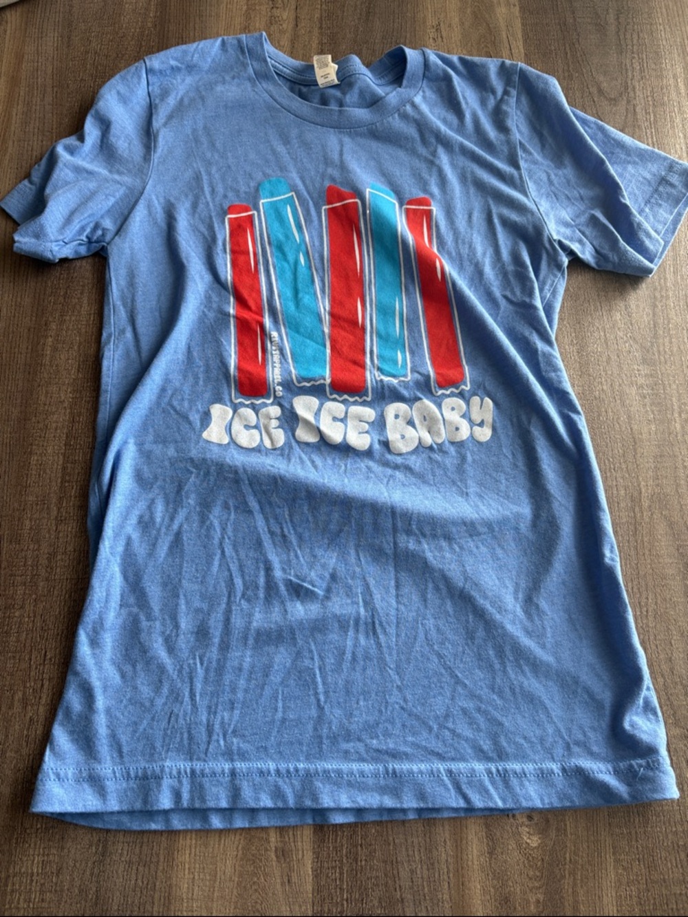 Light Blue Kids' 'Ice Ice Baby' Graphic Tee